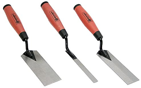 Marksman Set di 3 cazzuole per margini, Multicolore, M Plus Tall Uomo