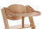 Treppy 1003 ein zusätzlicher Schreibtisch zum Kinderstuhl, Playtray Natur, braun