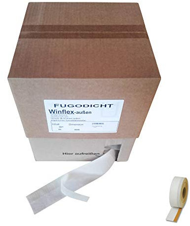 Fugodicht Fensteranschlussband Außen weiß 50mm x 10m Rolle
