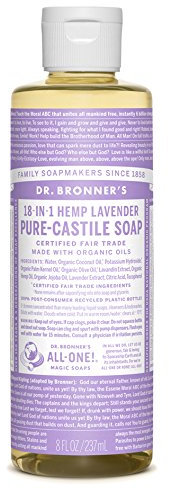 (2 Pack) - Dr Bronner - Lavender Castile Liquid Soap | 236ml | 2 PACK BUNDLE