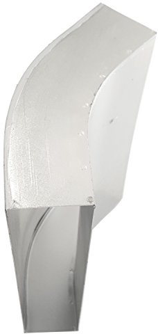 Intelmann Flachkanalbogen 100 mm senkrecht 45° für Flachkanal (100 140 180 220 300)