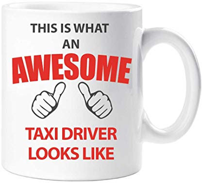 60 Second Makeover Limited This is What an Awesome Taxi Driver Looks Like Mug Present Best Taxi Driver Gifts Coffee Cup Birthday Christmas Ceramic 11oz Coffee Cup Dishwasher Safe Microwave Safe