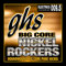 GHS Big Core Nickel Rockers - BCCL - Electric Guitar String Set, Custom Light, .0095-.048