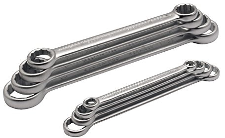 Elora Doppelringschlüssel-Satz, gerade DIN 837, 12-teilig, 6-34 mm, 120S 12M