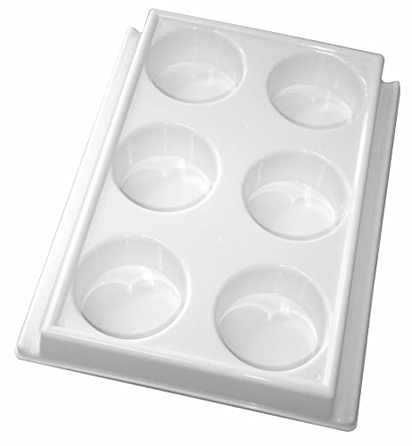 Major Brushes 6 Well Block Palette Paint Mixing Tray