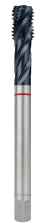 Ruko HSSE-Co 5 Maschinengewindebohrer DIN 376 geschliffen, TiAlN Ausführung M 8 x 1,25 mm Nenngewindegröße, 90,0 mm Länge, R233080EF