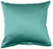 Lorena Uni Classic Mako-Satin Kissen Bezug einfarbig Baumwolle (Petrol, 80 cm x 80 cm)