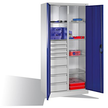 Stahl-Flügeltürenschrank Serie 89