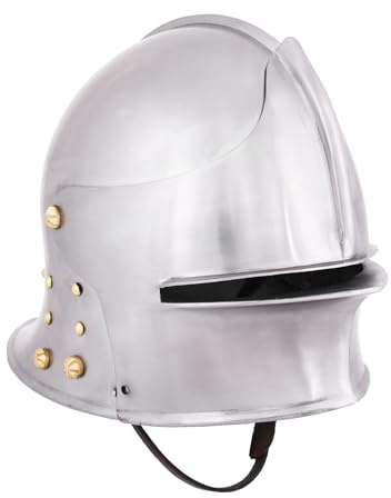 Battle-Merchant Deutscher Schaller, ca. 1480 Dekohelm schaukampftauglich | Ritter, Schaukampf, Mittelalter, für Reenactment, LARP & Fantasy Cosplay
