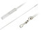 JalousieCrew 1 Stück Schleuderstab Chromstahl Farbe glasklar 5 mm Durchmesser (125 cm)