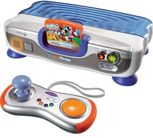 Vtech - 80-078815 - Console - VSmile Motion - Console Bleue + Jeu La Maison de Mickey