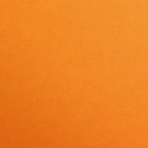 Clairefontaine 397266C Packung (mit 125 Bögen Zeichenpapier Maya, 50 x 70 cm,270g, glatt, ideal für Trockentechnik und Einrahmen) orange Clementine