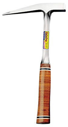 Estwing Rock Pick E13P Geologischer Hammer mit glatter Oberfläche und echtem Ledergriff, 368 g