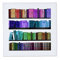 3dRose Colorful Bücherregal Bücher – Rainbow Regale – Lesen Buch Geek Bibliothek Nerd – Librarian Autor, Quilt, Platz, 25 von 25 (QS 112957 10)