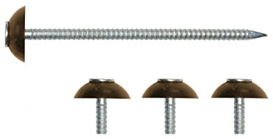 Super-S Nägel für Bitumenwellplatten 2,8x70 mm Braun Pack 200 Stück