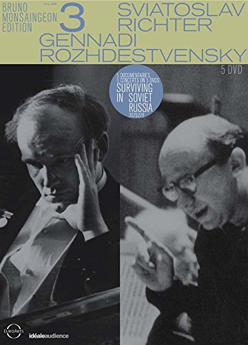 Bruno Monsaingeon Edition Vol 3 -Sviatoslav Richter / Gennadi Rozhdestvensky. 5 DVDs