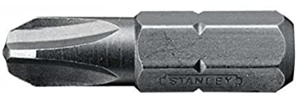 Stanley 168950B 25mm Phillips 3pt Bit 25mm (25 Pieces)