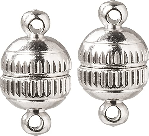 Gütermann / KnorrPrandell 2235475 - Magnetschliesse 14x8mm silber, 2 Stück/Beutel