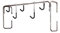 Mottez Mixte Vélos 130,5x34,5x58,5cm Range 5 v los mural, Gris/noir, 130 cm EU