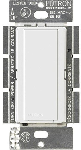 Lutron Maestro 8-Amp Multi-Location Companion Switch | Not for Standalone Use | MA-AS-WH | White