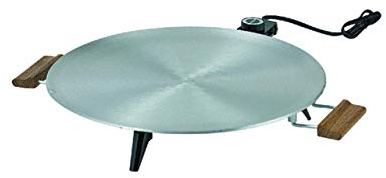 Items m-nagers 730 Bethany Heritage Lefse Grill - Raw Aluminum