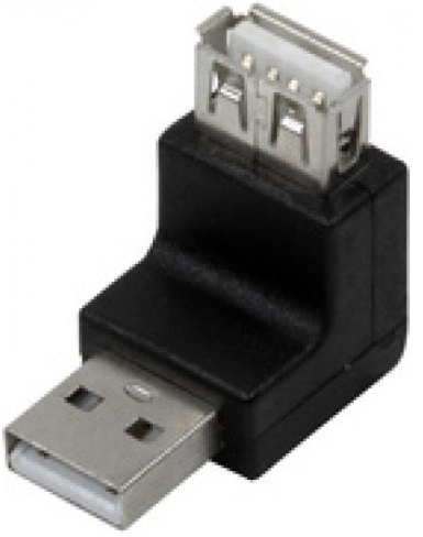 LogiLink AU0027 USB Adapter, USB 2.0 AM/AF, 270 Degree