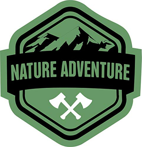 1 x Aufkleber Nature Adventure Wald ka-boom Static Decal Sticker Fun Gag FBI Ill