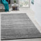 Paco Home Teppich Kurzflor Modern Gemütlich Preiswert Mit Melierung Grau, Grösse:70x140 cm