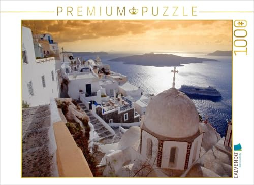 CALVENDO Puzzle Santorini | 1000 Teile Lege-Größe 64 x 48 cm Foto-Puzzle für glückliche Stunden