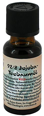 JOJOBA ÖL TEEBAUMÖL 8% äux0 20 ml