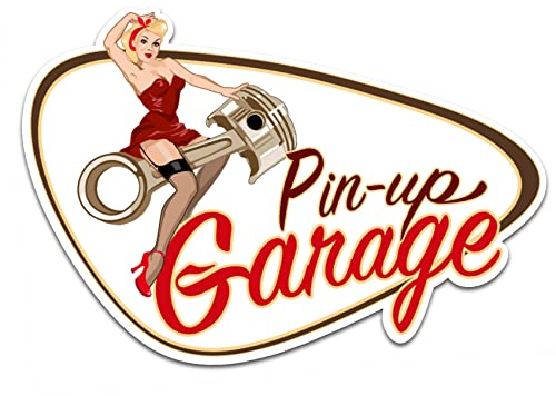 Retro Vintage Aufkleber -Finest Folia Sticker Old School Ace Kult Rockabilly (#8 Pin up Garage)