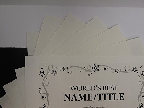 Cotton Parchment Paper Milk White A4 160gsm x 15 Cardmaking Certificates AM352