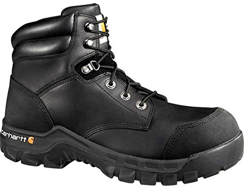 Carhartt Men's Rugged CMR6971 Flex Waterproof 6 Composite Toe Work Boot, Black - 10 W
