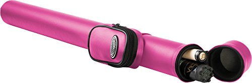 Casemaster Q-Vault Supreme Billard-/Poolqueue-Hartschalenkoffer, hält 1 kompletter 2-teiliger Queue (1 Butt/1 Schaft), Rosa