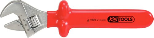 KS Tools 117.1253 Rollgabelschlüssel mit Schutzisolierung, 30mm