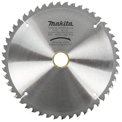 Makita A-81789 Hoja De Sierra Circular TCT 210x30mm 48T Madera
