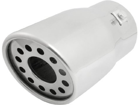 sourcing map Universal 7,5cm Einlass Endschalldämpfer Auspuff Schalldämpfer Spitze de