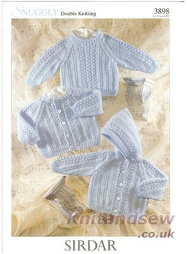 Sirdar Snuggly Baby DK pattern 3898