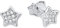 Amor Kinder-Ohrstecker Mädchen Sterne 925 Silber rhodiniert Zirkonia weiß - 467049