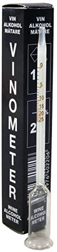 Wine Making - Glass Vinometer - Wine Alcohol Meter