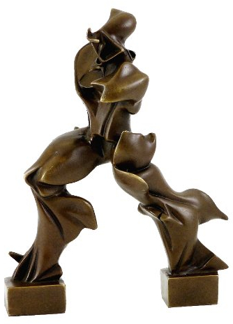 Kunst & Ambiente - Figura in bronzo - Forme uniche di continuità nello spazio - Scultura Umberto Boccioni - firmata - Futurismo - Italia - Scultore
