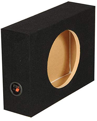 Q Power Shallow Single 12 Sealed Truck Subwoofer Sub Box | 18.25 x 13.25 x 5.25