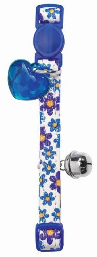 HUNTER Katzenhalsband Spring blau; Sicherheitsverschluss