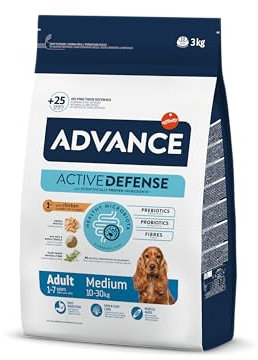 Advance Medium Adult Chicken - Croquettes pour Chiens Adultes de Race Moyenne avec du Poulet - 3kg