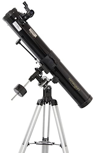 Omegon Teleskop N 76/900 EQ-2 | Newton-Spiegelteleskop | Präzise EQ-2 Montierung | für Mond & Planeten | inklusive umfangreichem Zubehör | Auch für Anfänger & Hobbyastronomen geeignet