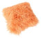 Reissner Lammfelle Tibet Lammfell Kissenbezug langflorig 40x40cm JAY11 Farbe Lachsfarben/Hellorange