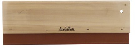 Speedball Nitrile Squeegee, 14-Inch, 65 Durometer for Fabric Silk Screen Printing