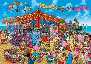 End of the Pier Show - Small and Large Piece Jigsaw Puzzle by James Hamilton Grovely