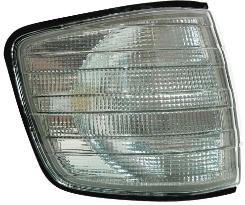 TYC Satz Frontblinker passgenau | kompatibel mit Mercedes-Benz W126 Coupe 1980-1991 - Smoke