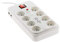 Parafoudre 8 prises avec interrupteur Security Pro TV F/F 9,52mm + Tel RJ11